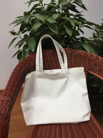 DIY Blanko Handbemalt Canvas Tote Tasche Große Kapazität Weiß Schwarz Schulter Einkaufstasche Umweltfreundliche Schultasche Für Damen