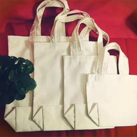 DIY Blanko Malerei Segeltuchtasche Minimalistisch Einfarbig Handgefertigte Graffiti Schulter Shopping Handtasche Für Unisex Schule Tasche