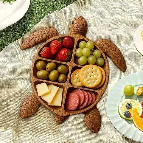 Resin Octopus Animal Shape Fruit Plate Decorative Serving Tray Charcuterie Platter for Home Kitchen Party Tableware