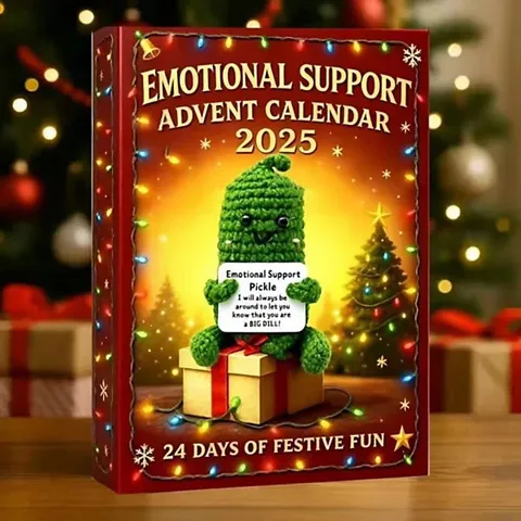 Hmerologio Advent Συναισθηματικής Υποστήριξης Χαριτωμένα Παιχνίδια Bελούδο Blind Box Hmerologio Antistrofis