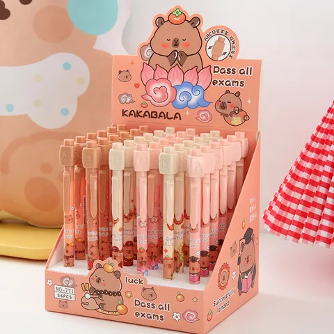 Capybara Radierbarer Gelstift Süß Cartoon Kreativ Rotierende Antwort Neutrale Pen Schüler Schreiben Schreibwaren Geschenk