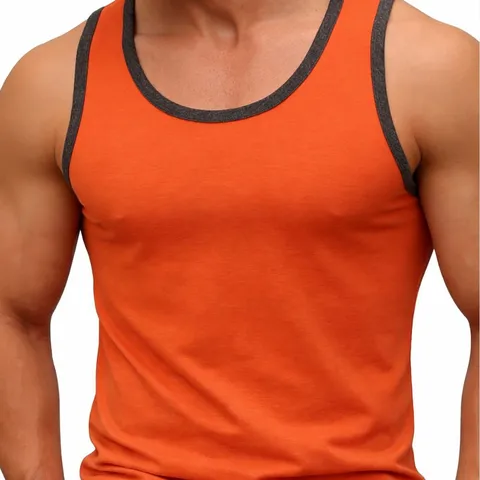 Heren Casual Fitness Tanktop Effen Kleur Ademend Mouwloos Sport Hardlopen Atletisch Vest Zomer Workout Gym Kleding