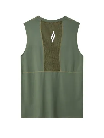 Men's Quick Dry Athletic Tank Top Casual Sleeveless Mesh Sports Shirt Workout Fitness Running Gym Vest Breathable Top