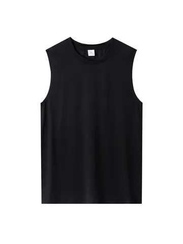 Men's Quick Dry Athletic Tank Top Casual Sleeveless Mesh Sports Shirt Workout Fitness Running Gym Vest Breathable Top