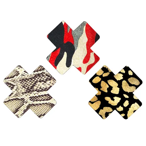 Women Sexy Disposable Self Adhesive Nipple Covers Ultra Thin Invisible Anti Exposure Print Pasties Lingerie Accessories