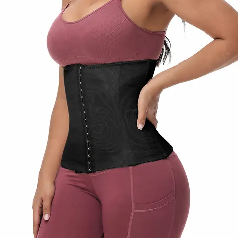 Women Waist Trainer Belt Breathable Mesh Shapewear Postpartum Recovery Belly Band Hook And Eye Corset Fitness Cincher