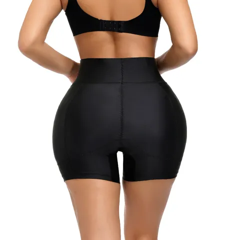 Women High Waist Tummy Control Butt Lifter Shapewear Seamless Padded Hip Enhancer Body Shaper Shorts Underwear