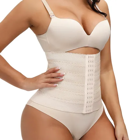 Damen Postpartum Bauchweg Miederwaren Hohe Elastizität Taillenmieder Korsett Atmungsaktiv Ajour Schlankheits Body Shaper
