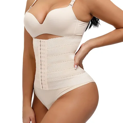 Damen Postpartum Bauchweg Miederwaren Hohe Elastizität Taillenmieder Korsett Atmungsaktiv Ajour Schlankheits Body Shaper