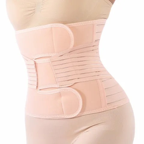 Dames Postnataal Herstel Taille Trainer Riem Ademende Nylon Buikcontrole Shapewear Sport Zweet Workout Girdle