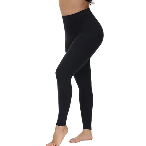 Women's High Waist Tummy Control Leggings Slimming Butt Lifting Stretch Solid Color Long Pants
