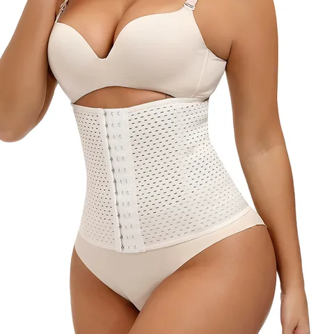 Dames Taille Trainer Riem Postpartum Buikcontrole Corrigerend Ondergoed Hoge Elasticiteit Ademend Korset Body Shaper