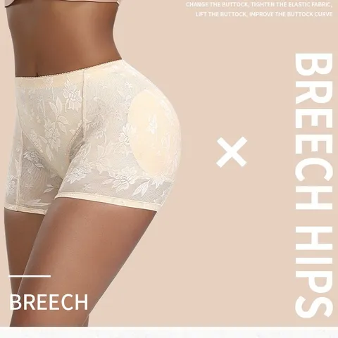 Dames Hoge Taille Kant Corrigerende Shorts Ademend Buikcontrole Billift Vormende Onderwagens