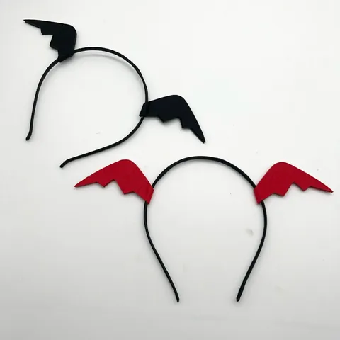 Halloween Bat Wings Headband Funny Novelty Hairband Cosplay Headpiece Halloween Party Hair Clips For Costume Photo Props