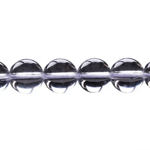 Natürliche Weiße Kristall Lose Perlen Klarer Quarz Rund Glatt Facettiert Spacer Perlen Für DIY Schmuckherstellung Armband Halskette Handwerk Zubehör