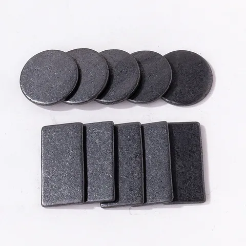 Pegatina para Teléfono de Shungita Rusa Natural Ornamento Geométrico Artesanía de Piedra Pulida para Decoración de Teléfono
