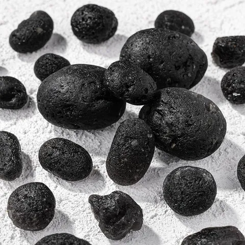 Natural Black Tektite Raw Stone Specimen Irregular Glass Meteorite For Aromatherapy Diffuser Home Decor Healing Crystal
