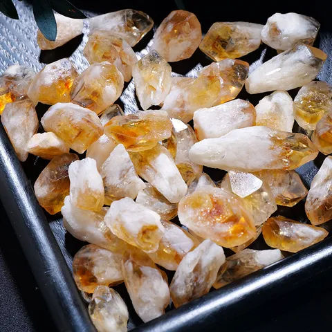 Natürliche Brasilien Citrin Amethyst Kristallchips Rohsteine Heilkristalle Für Aromatherapie Aquarium Landschaftsbau Home Dekor