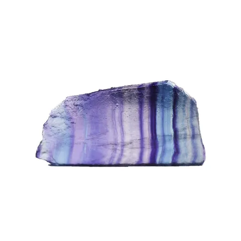 Tranches de Cristal de Fluorine Arc-en-ciel Naturelles Polies Pierres Énergétiques Cristaux de Guérison Décoration