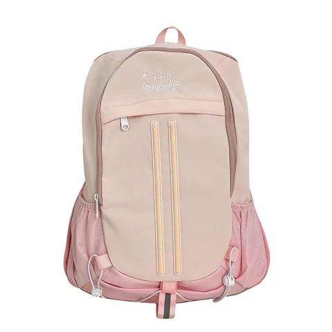 Casual Preppy Style Large Capacity Nylon Backpack With Cute Puppy Pendant Student School Bag Bookbag For Girls