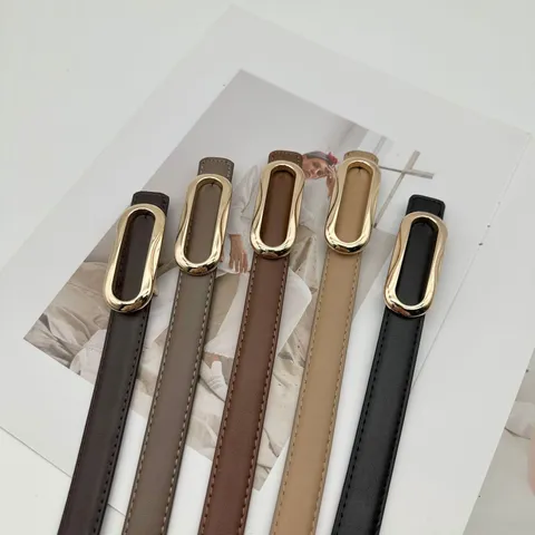 Γυναικείο Ζώνη από Γνήσιο Δέρμα Minimalist Casual Λεία Αγκράφα Ζώνη Μέσης Ευέλικτη Ζώνη Παντελονιού Αξεσουάρ Μόδας