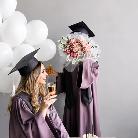 Graduation Party Hanging Garland Black Gold Silver Circular Paper Dots Streamer Backdrop Celebration Event Decor