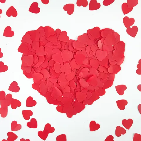 Valentine Day Heart Confetti Mother Day Wedding Party Table Scatter Confetti Romantic Hearts Decor Paper Confetti Supplies