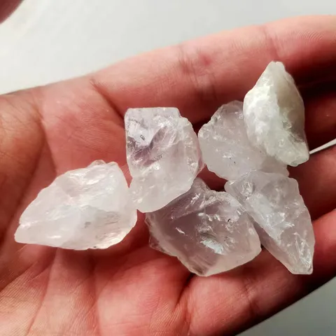 Natural White Crystal Raw Stone Unpolished Large Quartz Diffuser Aroma Stones Landscaping Energy Stones Home Decor