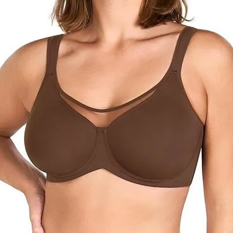 Women Plus Size Smooth Underwire Minimizer Bra Ultra Thin Full Cup Sexy Lingerie Comfortable Breathable Supportive Underwear