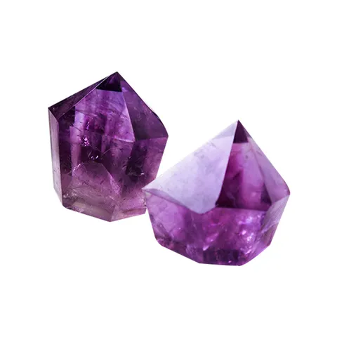 Natural Brazil Amethyst Hexagonal Column Point Cake Tower Shape Amethyst Crystal Cluster For Energy Healing Meditation Home Office Decor
