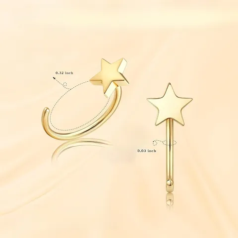 Boucles d'Oreilles en Laiton Plaqué Or Avec Strass et Perles Artificielles Étoile et Cœur Parure de Boucles d'Oreilles Géométriques pour Femme Bijoux