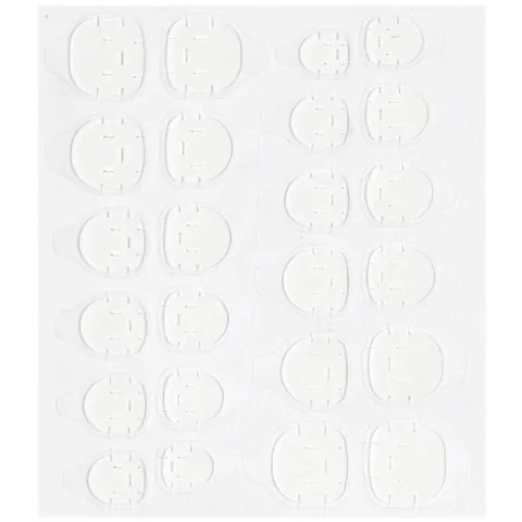 Clear Nail Jelly Glue Adhesive Tabs Double Sided Super Hold False Nail Stickers Manicure Press On Nail Tools