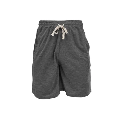 Men's Casual Sports Shorts Summer Loose Straight Fit Ripped Drawstring High Street Trendy Basketball Shorts Polyester Blend