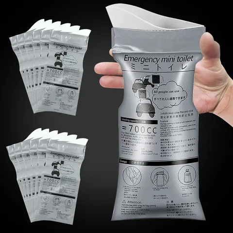 Portable Emergency Urine Bag Disposable Urinal Pee Bag For Car Travel Outdoor Camping Traffic Jam Relief Pouch