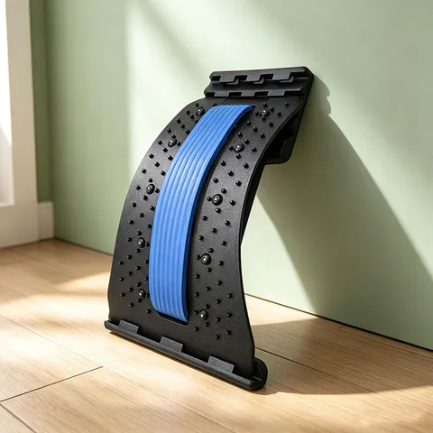 Back Stretcher PP Plastic Lumbar Support Board Multi-Level Adjustable Massager For Fitness Yoga Relaxing Home Use
