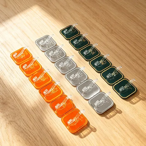 Transparent Acrylic 6-Row Wall Hook Punch Free Adhesive Door Back Hanging Rack Kitchen Bathroom Home Storage Organizer