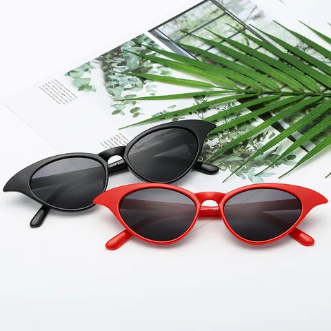 Modische Elegante Katzenaugen Sonnenbrille Für Damen Transparenter Rahmen Farbige Gläser Vollrand UV400 Sonnenschutz Vintage Brille Streetwear Accessoires