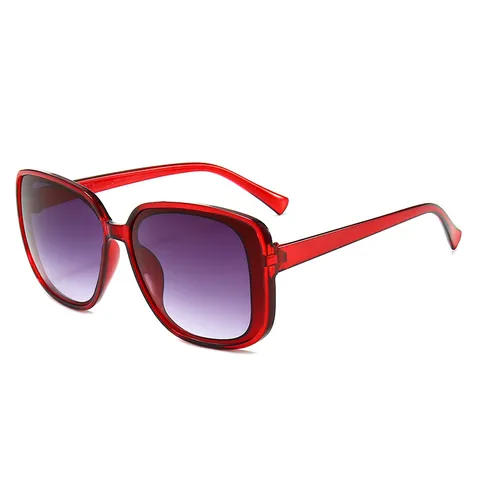Retro Square Oversized Sunglasses For Women Men Fashion UV400 Gradient Lens Large Frame Sun Glasses Classic Travel Outdoor Eyewear