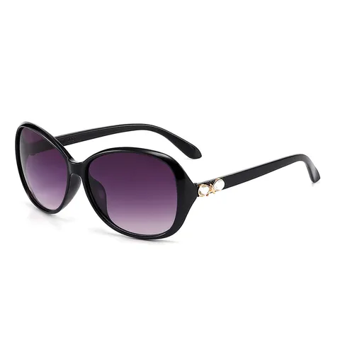 Gafas de Sol Oversize para Mujer Lentes Degradadas Decoración de Strass Montura Ovalada Protección Solar Gafas de Moda