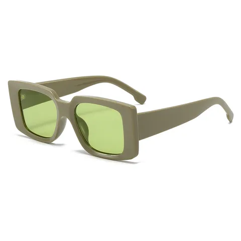 Vintage Oversize Quadrat Sonnenbrille Für Damen Herren Minimalistisch Dicker Rand Kunststoff Sonnenbrille UV400 Schutz Streetstyle Brille