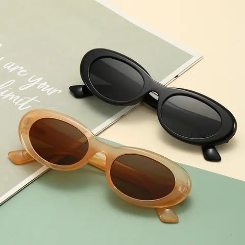 Gafas de Sol Ovaladas Retro para Mujeres Hombres Vintage Premium Montura Gruesa Moda Acento Metálico Protección UV Viaje Street Shades