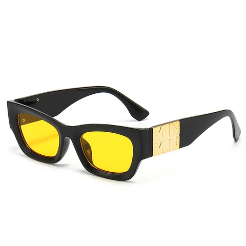 Retro Quadratisch Übergroße Sonnenbrille Mode Breiter Bügel UV400 Schutz Trendige Sonnenbrille Für Damen Herren