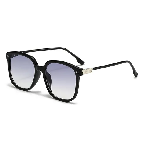 Groot Vierkant Frame Zonnebril Heren Dames Trendy Straatmode Retro Klinknagels UV400 Bescherming Zonnebril Luxe Brillen
