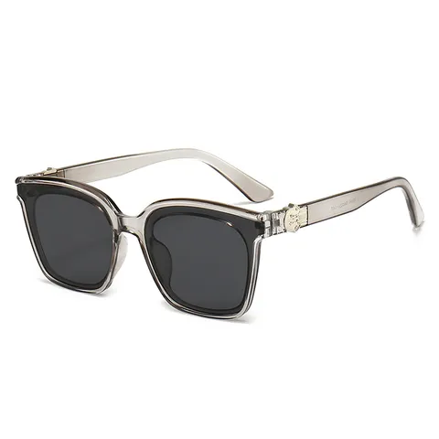Oversized Square Sunglasses For Women Men PC Frame AC Lens UV400 Protection Fashion Retro Punk Streetwear Trendy Eyewear
