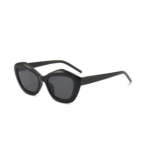 Retro Unregelmäßig Geometrisch Katzenaugen Sonnenbrille Trendige Unisex UV400 Schutz Brille Für Reise Alltag Accessoires