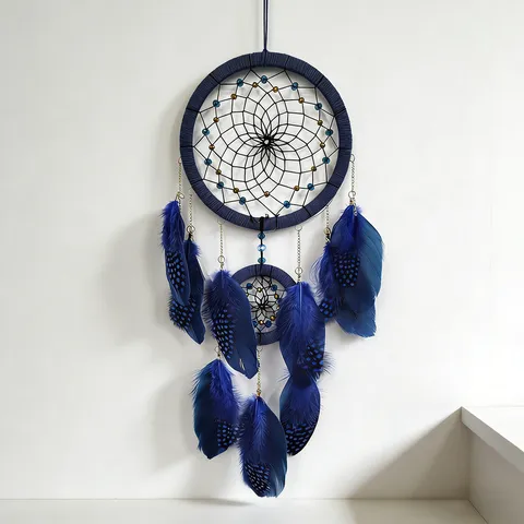 Bohemian Handmade Feather Dream Catcher Wind Chime Wall Hanging Home Decor