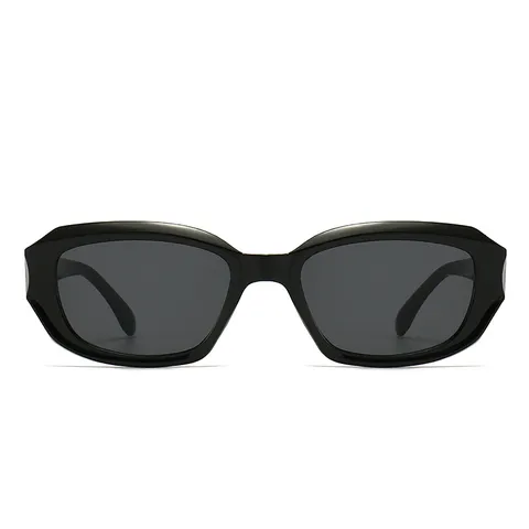 Unregelmäßige Kleine Quadratische Rahmen Jelly Sonnenbrille Punk Street Style Anti-UV Hip Hop Brille Für Herren Damen Trend