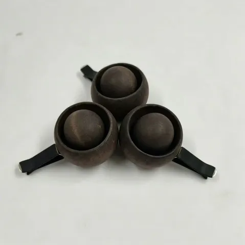 Black Walnut Tumbler Aroma Diffuser Solid Wood Small Round Egg Car Essential Oil Diffuser Desk Ornament Natural Wood