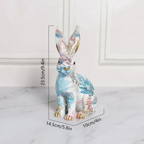 Minimalistischer Harz Und Holz Tierfigur Skulptur Kreativer Heim Büro Desktop Dekor Handwerk Ornament Geschenk