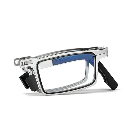Tragbare Faltbare Anti-Blaulicht-Lesebrille Herren Damen Retro Metallrahmen Leichter Strahlenschutz Lesebrille